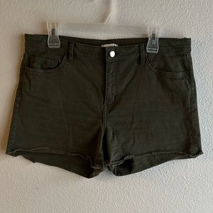 H&M army green shorts